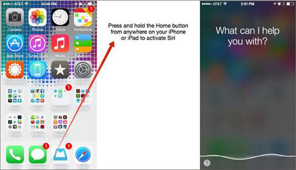 Siriを起こす方法