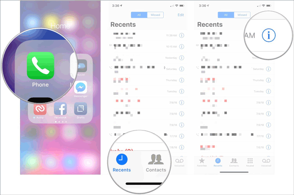 最近の通話履歴を介してiPhoneに連絡先を追加するにはどうすればよいですか