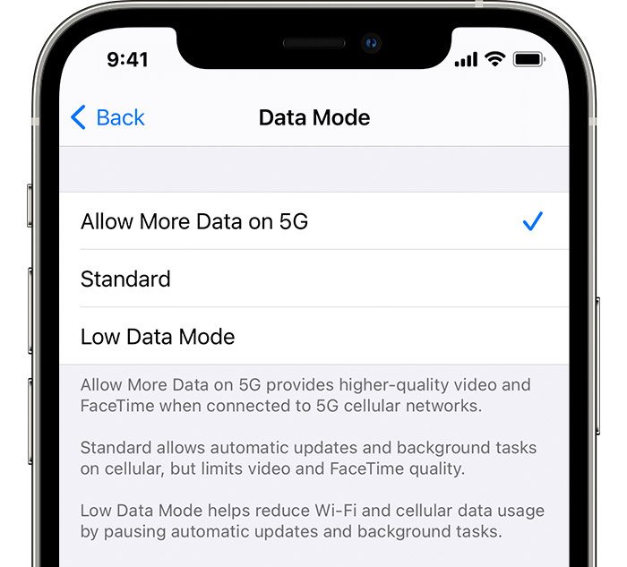 iOS 17スタックを修正するために、より多くの5Gを許可します