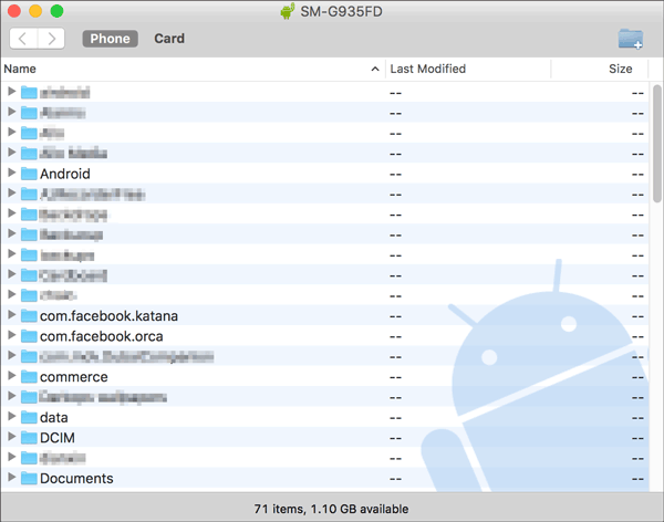 Androidファイルを介してAndroid電話から外部ハードドライブに写真を転送する