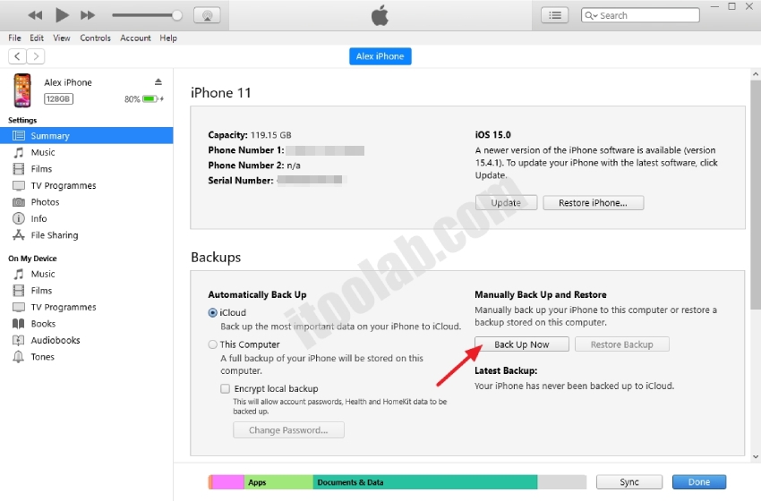 iTunes経由で失われた連絡先を回収して、更新後にiPhoneの失われた連絡先を修正する