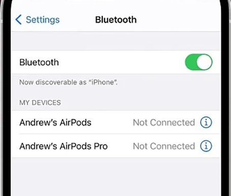 Bluetooth設定を変更します