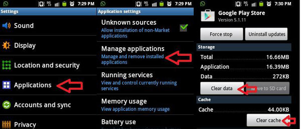 Clear cache data of google play.jpg