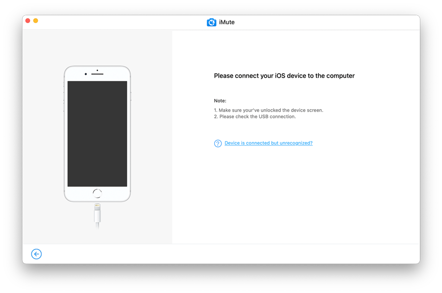   iPhoneをコンピューターに接続します