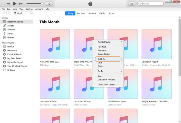 iTunesライブラリに曲を追加します