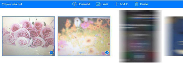iCloudからファイルをダウンロードします