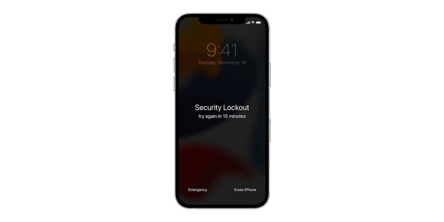 消去iPhone 15を介してセキュリティロックアウトを無効にします