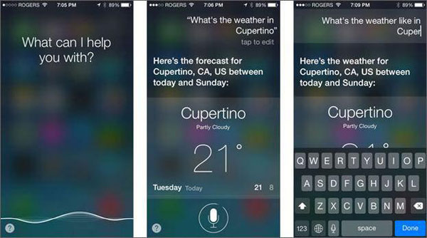 Siriでコマンドを編集します