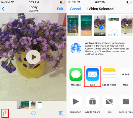 電子メールでファイルをiPhoneからMacに移動する方法