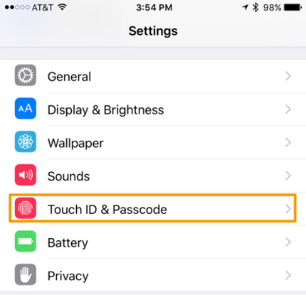 タッチIDを更新してiPhoneのタッチIDを修正