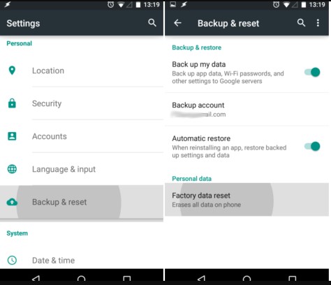 ファクトリーリセットAndroidはタブレットの白い死のスクリーンを修正します