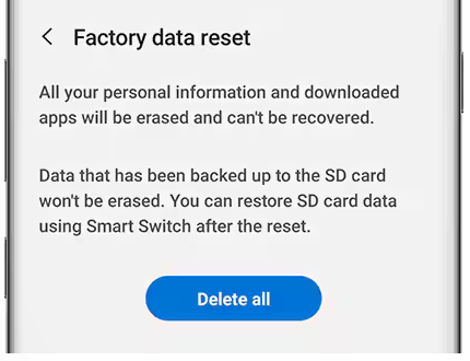 Factory ResetによってAndroidからテキストメッセージを削除する方法