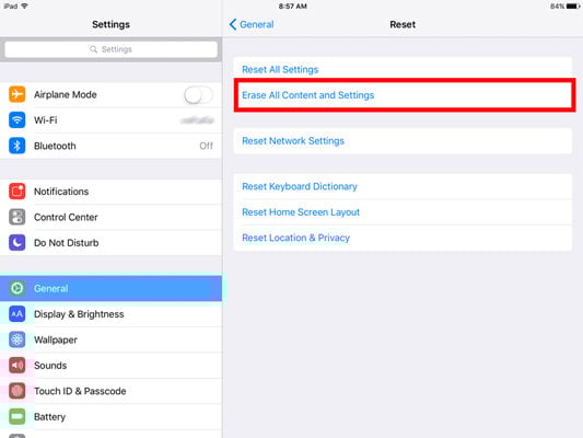 iPadをリセットして、iPadボリュームボタンを修正します