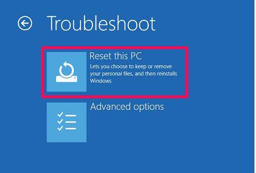 工場出荷時のパスワードなしでWindows 10をリセットします