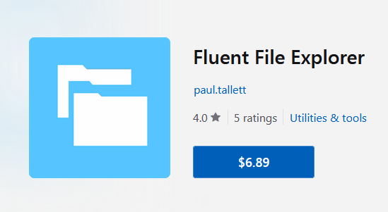 Fluent File ExplorerなどのCXファイルエクスプローラーに代わるもの