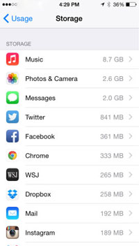 iPhoneストレージを無料で無料で使用できます