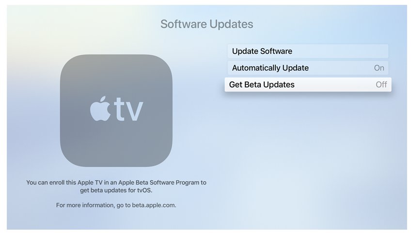 TVOS 17から16のダウングレード