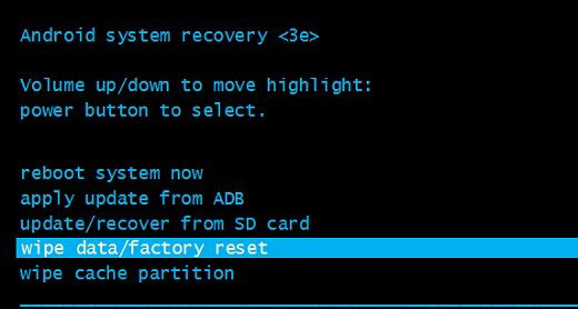 回復モードでロックされている電話をリセットする方法