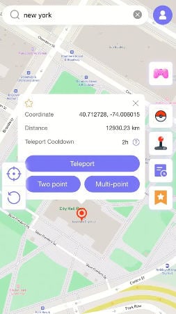 Anygo iOSをテレポートします