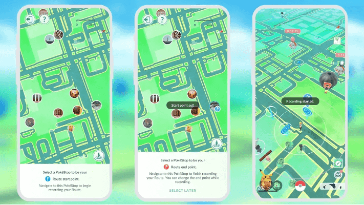 ポケモンゴーでルートを作成する方法