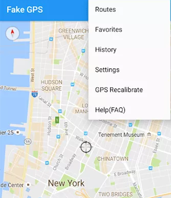 偽のGPSジョイスティックルートの使用方法
