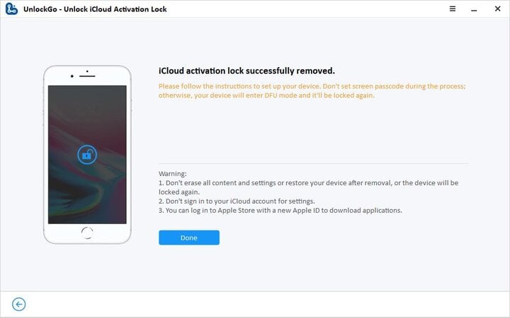 iCloudアクティベーションロックをバイパスします 