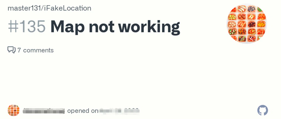 Ifakelocationマップが表示されていません