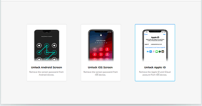 Apple IDのロック解除を選択します