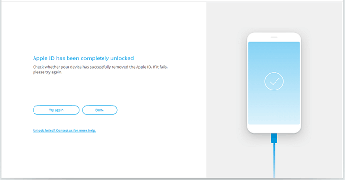 iCloudアカウントのロックを正常に解除します