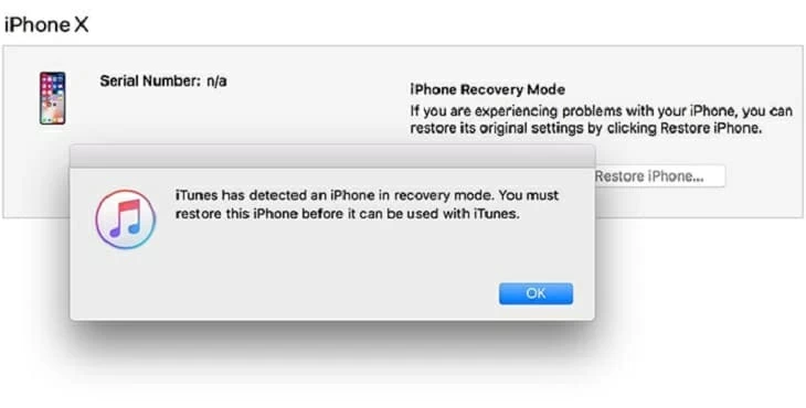 Appleロゴに貼り付けられたiPhoneを修正します