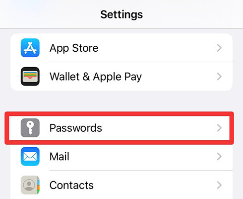 iPhoneの設定パスワード