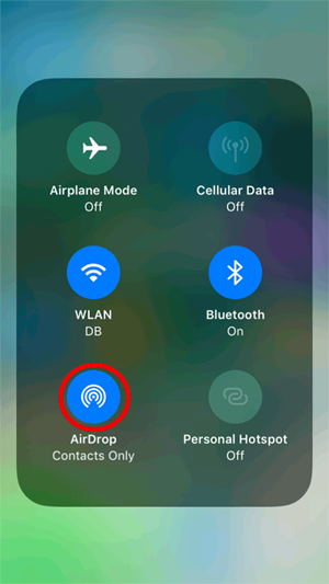 Airdropを使用してiPhoneからMacにファイルを転送します