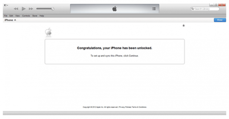iTunesによる活性化