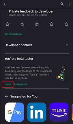 WhatsAppベータプログラムAndroidを残します