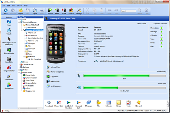Samsung Kiesの代替品のようなMobileditのようなもの