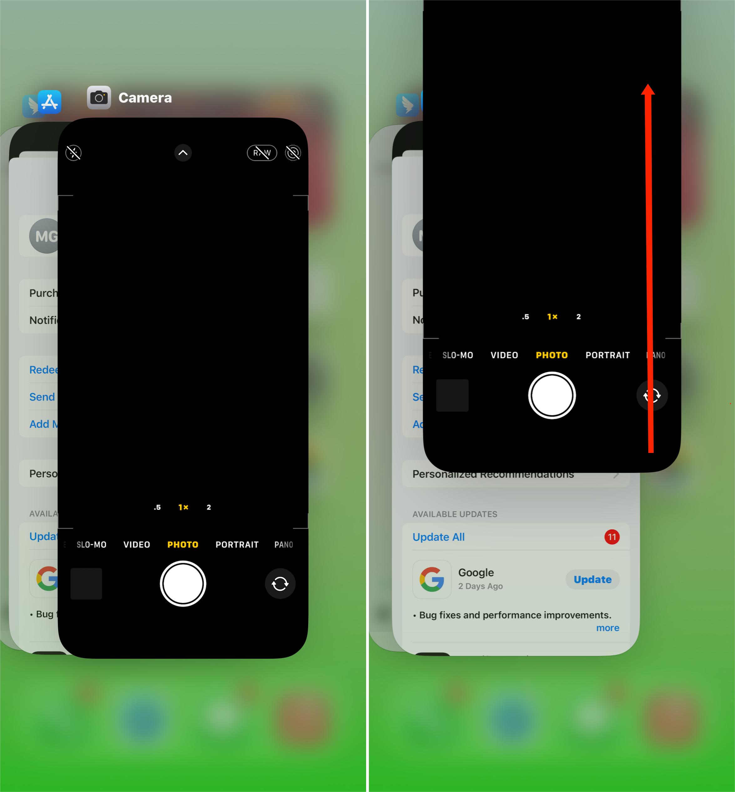 N iphone camera and flashlight not working via closing camera app.png