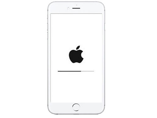 iPhoneを再起動します