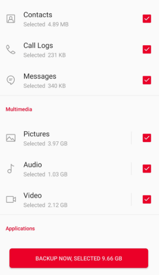 クローン電話を介してOnePlus電話をPCにバックアップする方法