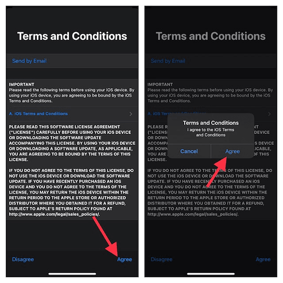 iPhoneの更新は今すぐインストールされています