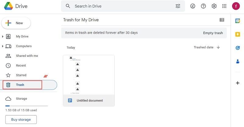 Googleドライブから復元します