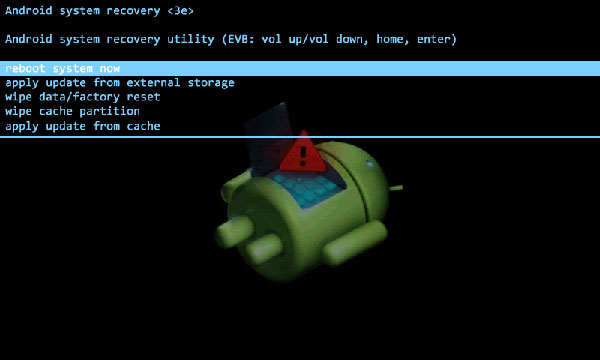リカバリモードを介してAndroidに電源ボタンなしで電話を再起動する