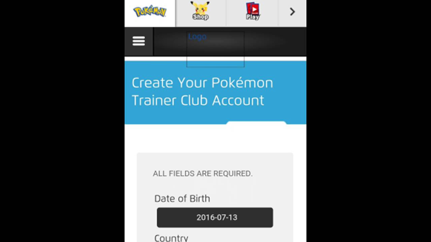 PTCアカウントを登録して再生してください！ポケモンID