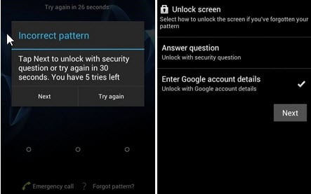 GoogleアカウントでAndroid電話のロックを解除する方法