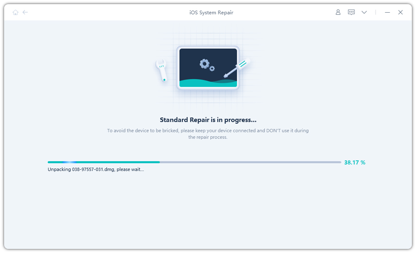 iOSシステムを修復します