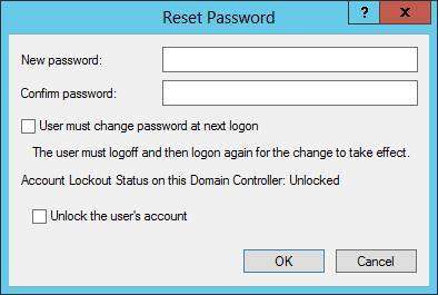 Active Directoryでパスワードをリセットする方法