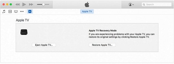 BetaからのApple TVのダウングレード