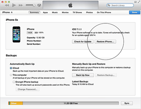iPhone 15のセットアップは、ソフトウェアアップデートに固定されています