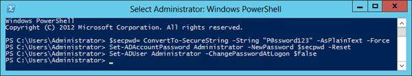 Active Directory管理者のパスワードをリセットする方法