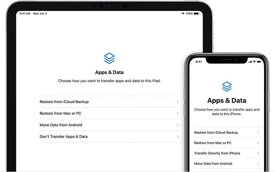 工場出荷時のiPadはデバイスのセットアップデバイスをセットアップします