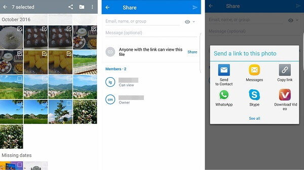 Dropboxを介してSamsung Galaxyをバックアップします